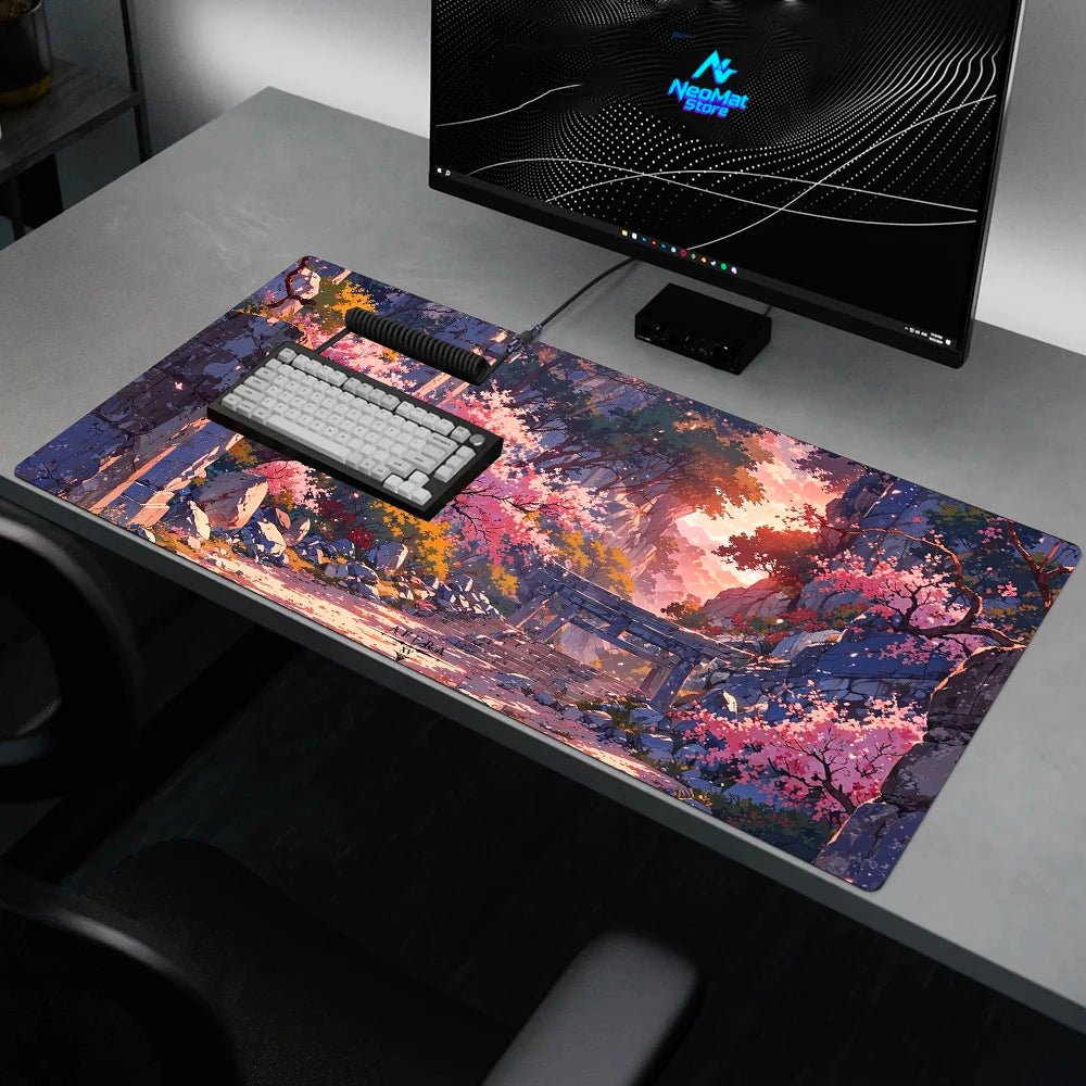 BERTALANFFY Japanese Sakura Gaming Mouse Pad Desk Mat
