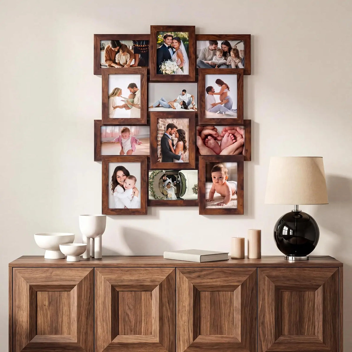 Collage Picture Frame Set for Wall Decor and Home Display