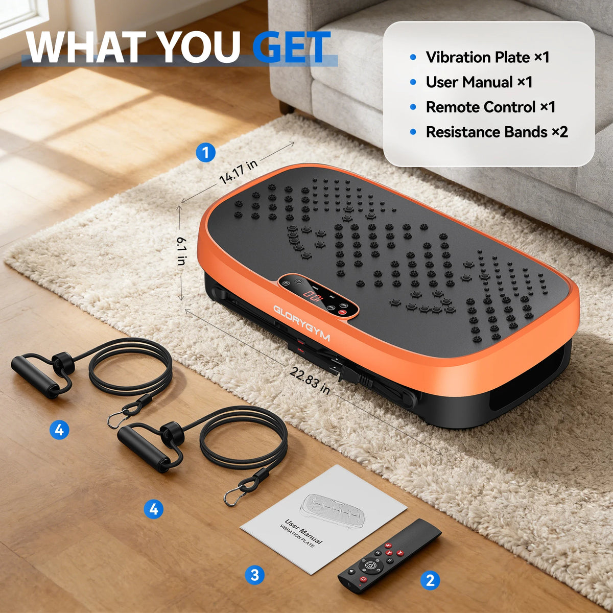 Vibration Plate Exercise Machine For Whole Body Fitness And Balance