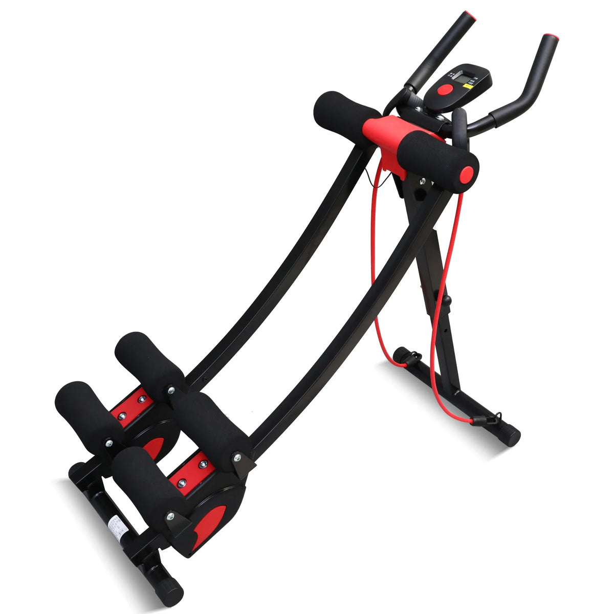Foldable Adjustable Ab Cruncher for Home Core Strength Training
