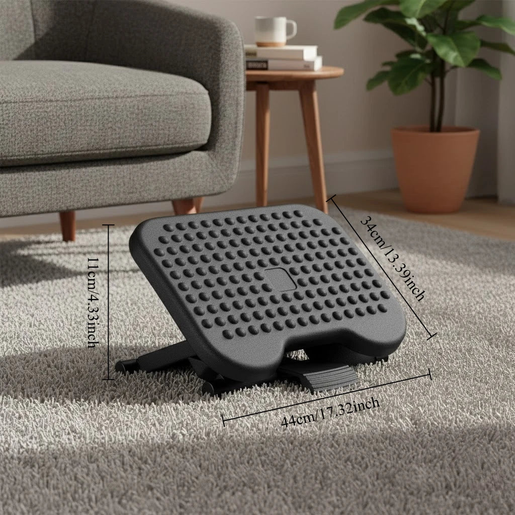 K Kyspho Adjustable Under Desk Footrest With Massage And Tilt