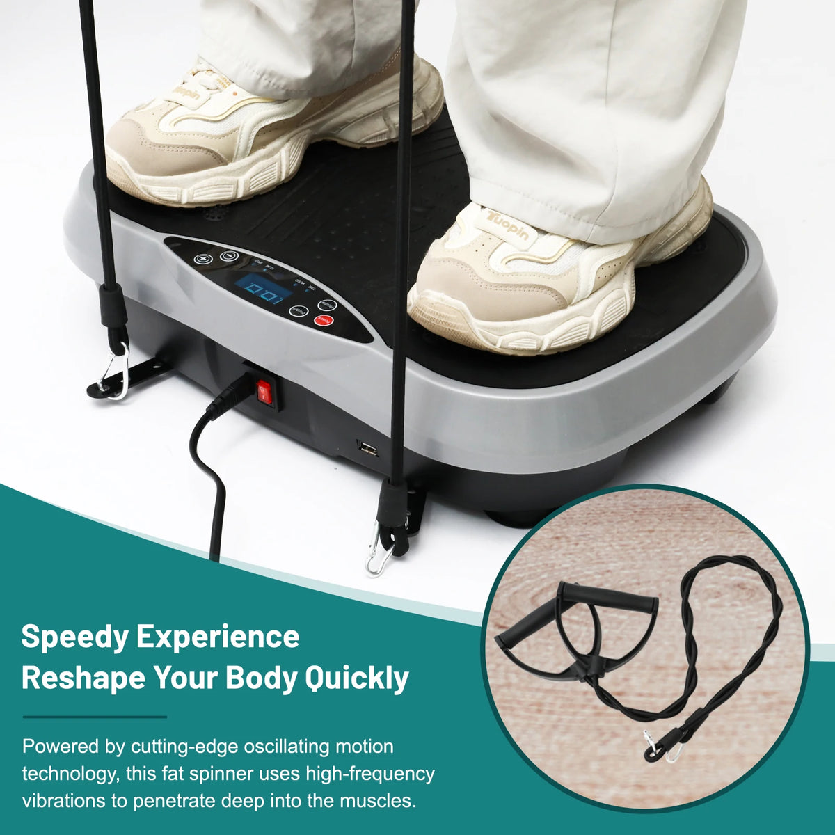 Vibration Plate Exercise Machine For Home Fitness And Weight Loss