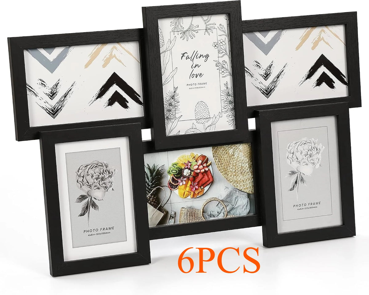 Collage Photo Frame Set for Home Wall Display and Memories