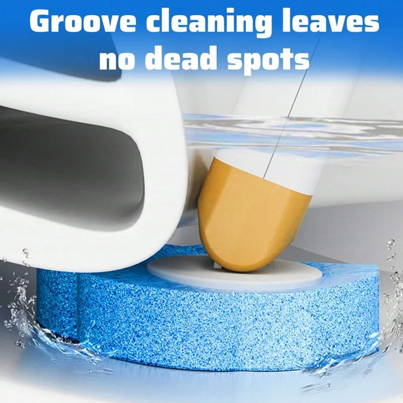 Automatic Toilet Wand Cleaning Kit With Disposable Refill Heads