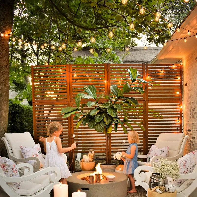 Outdoor LED Globe String Lights for Patio and Holiday Decor