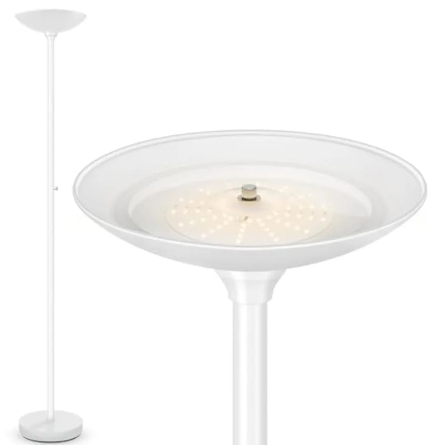 30W LED Torchiere Floor Lamp With Stepless Dimming Control