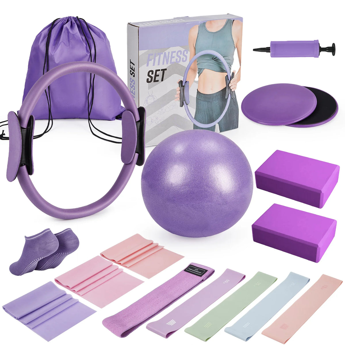 GAOMON Pilates Ring Kit for Full Body Home Workouts
