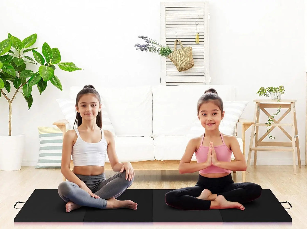 Foldable Non Slip Exercise Mat For Yoga Pilates And Gymnastics