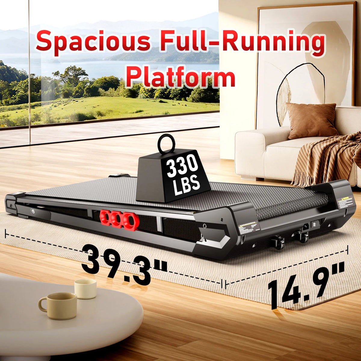 AKLUER Under Desk Vibration Walking Pad With Remote Control