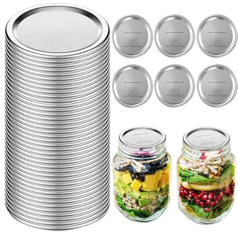Airtight Leakproof Canning Jar Lids for Ball and Kerr Jars