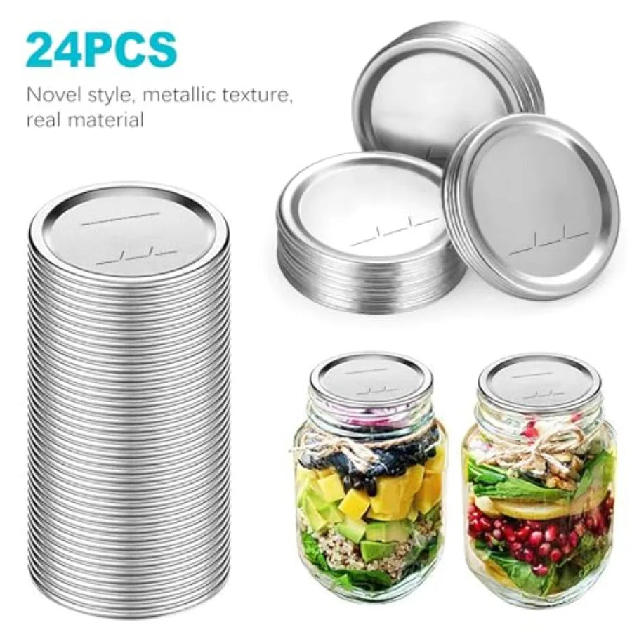 Airtight Leakproof Canning Jar Lids for Ball and Kerr Jars
