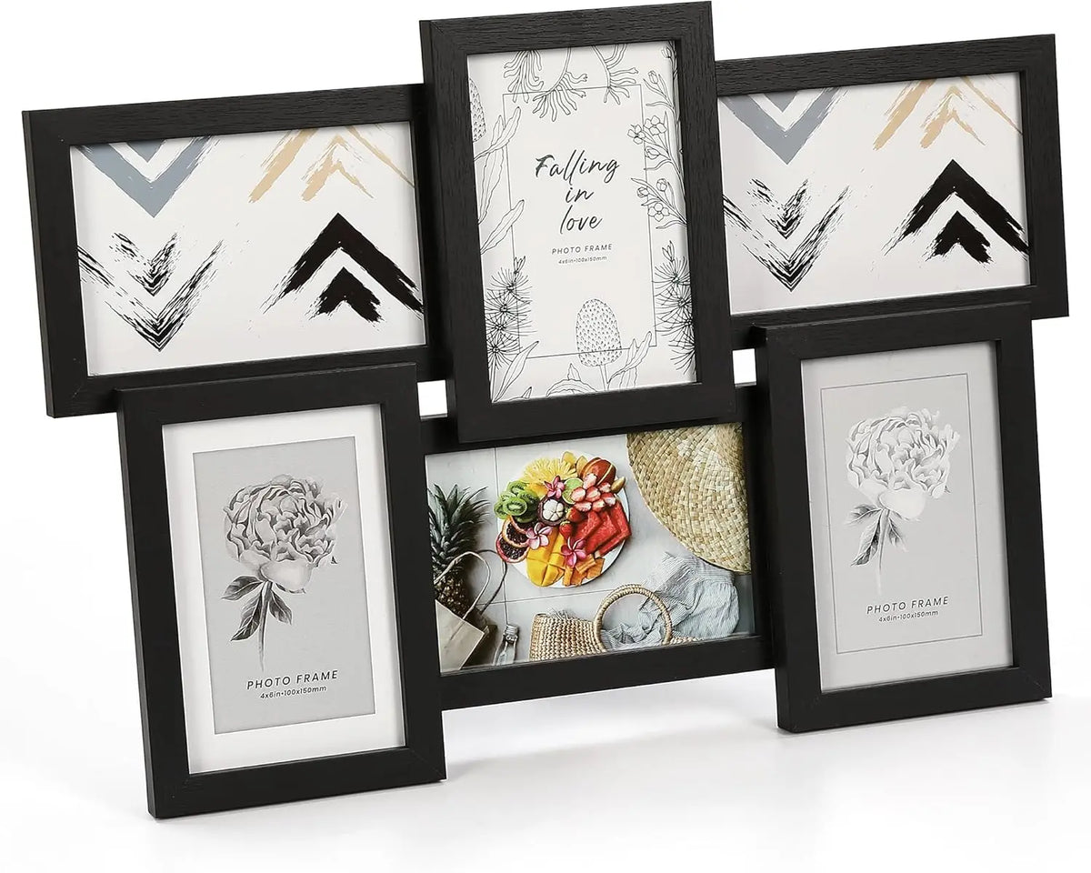 Collage Photo Frame Set for Home Wall Display and Memories
