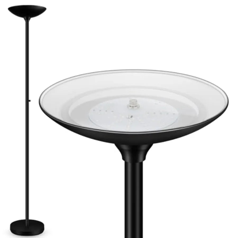 30W LED Torchiere Floor Lamp With Stepless Dimming Control