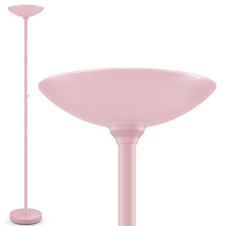 30W LED Torchiere Floor Lamp With Stepless Dimming Control
