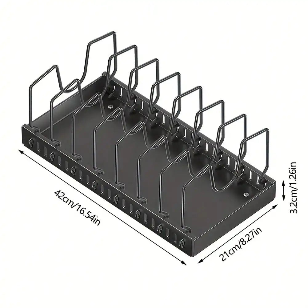 Pull Out Cabinet Organizer for Pots Pans Lids and Utensils