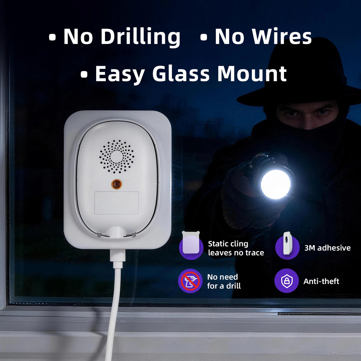 CINMOORE Security Camera With Night Vision And Smart AI Detection