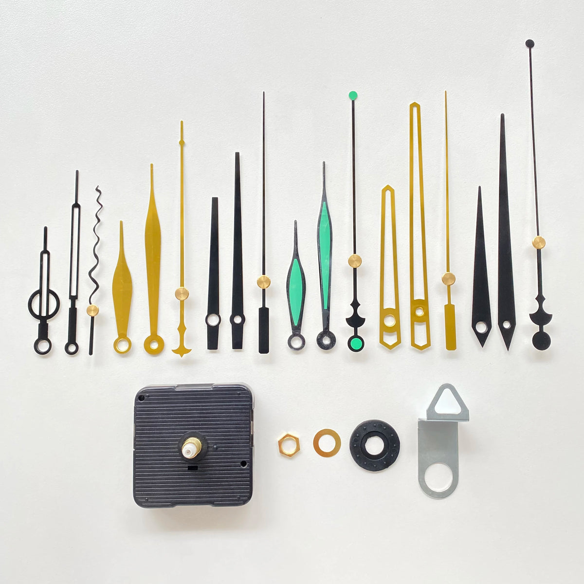 Mute DIY Wall Clock Movement Mechanism with Clock Hands Silent Kit Battery Operated Watch Repair Parts Replacement Set