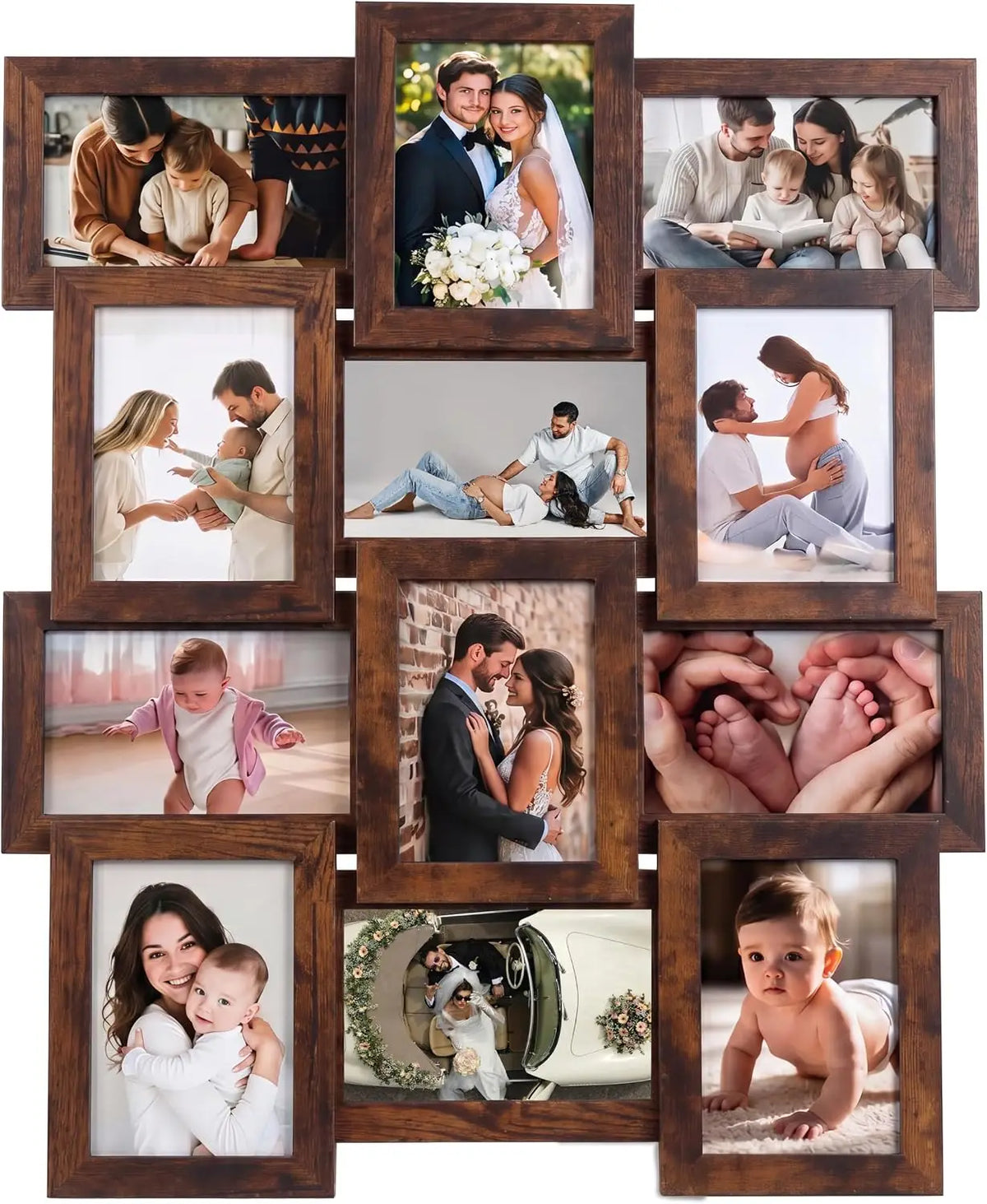 Collage Picture Frame Set for Wall Decor and Home Display