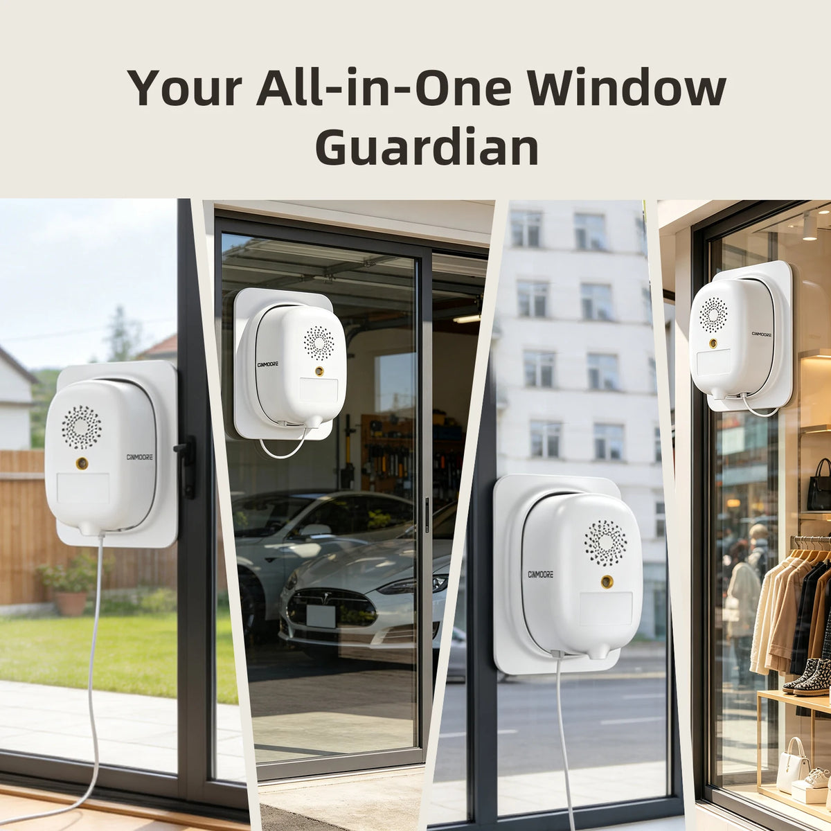 CINMOORE Security Camera With Night Vision And Smart AI Detection