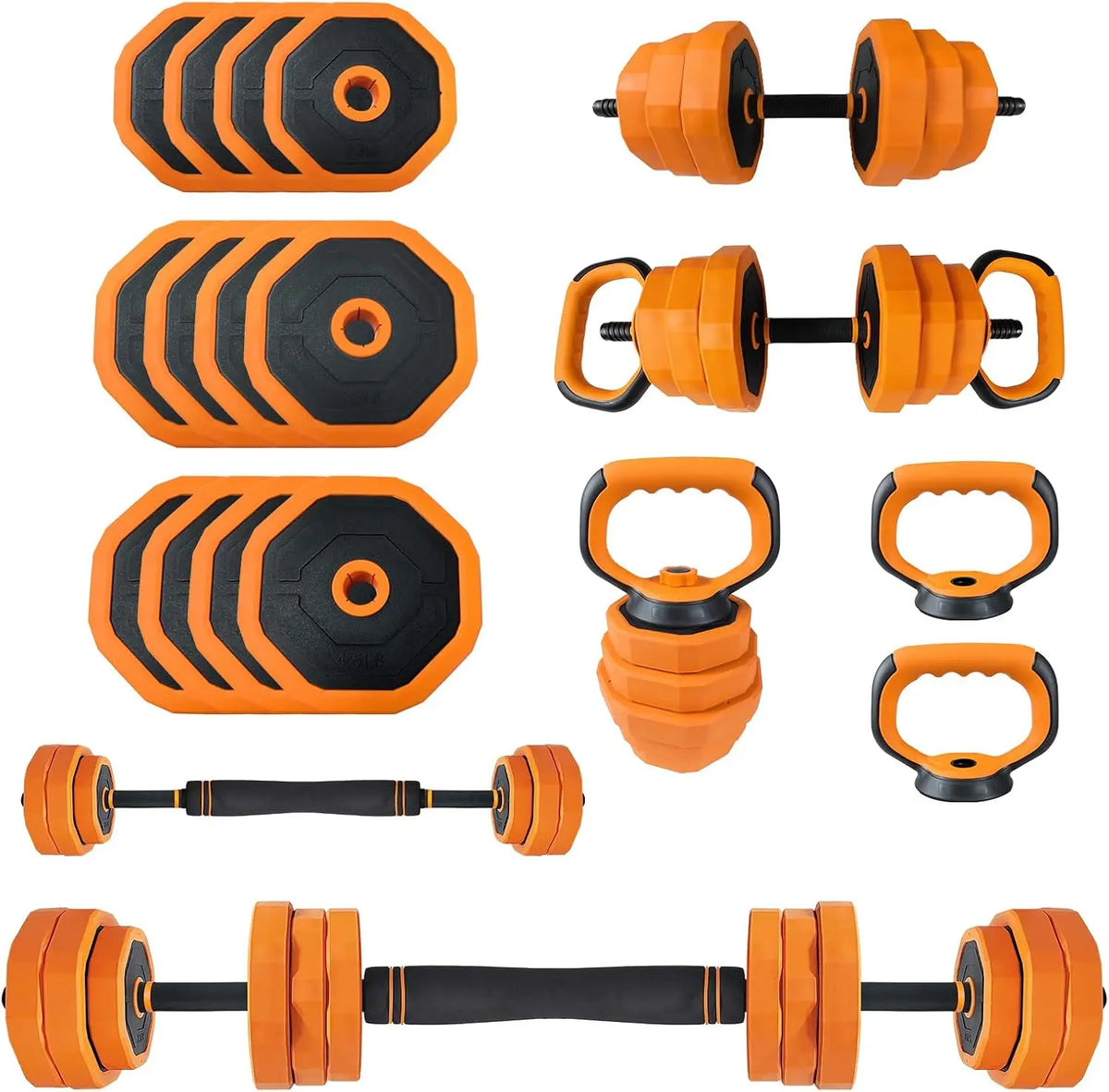Adjustable 4 in 1 Dumbbell Set for Home Strength Training
