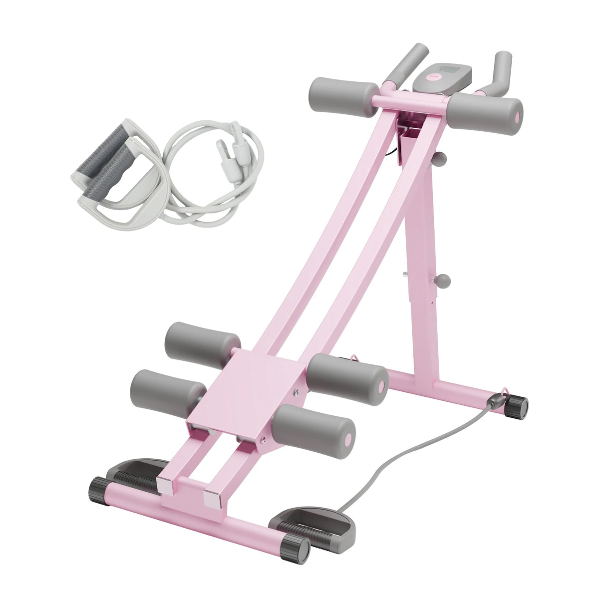 Foldable Adjustable Ab Cruncher for Home Core Strength Training