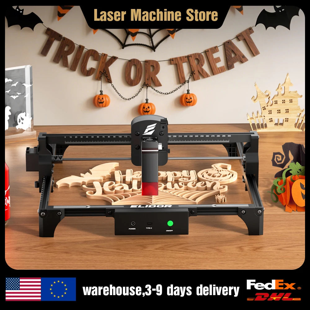 ELIDOR Z6 Laser Engraver and Cutter for Woodworking and DIY