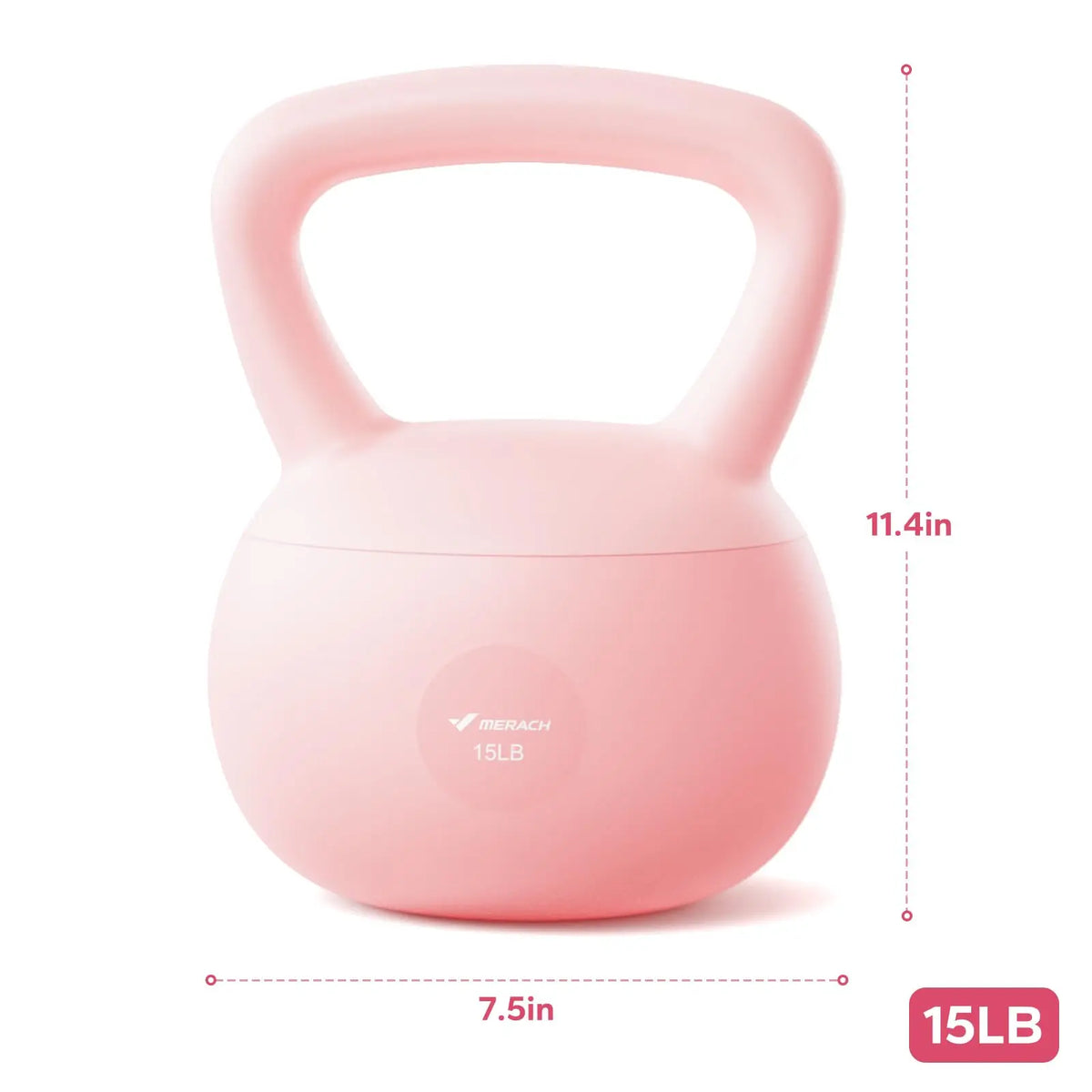 MERACH Soft Kettlebell For Quiet Home Gym Workouts