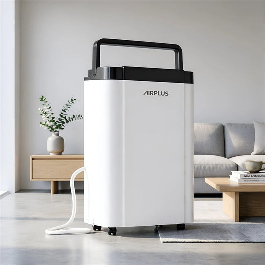 AIRPLUS 70 Pints Dehumidifier for Home, 4500 Sq. Ft Basement Dehumidifier with Continuous Drain Hose & Intelligent Humidistat for Bathroom, Bedroom, Large Room