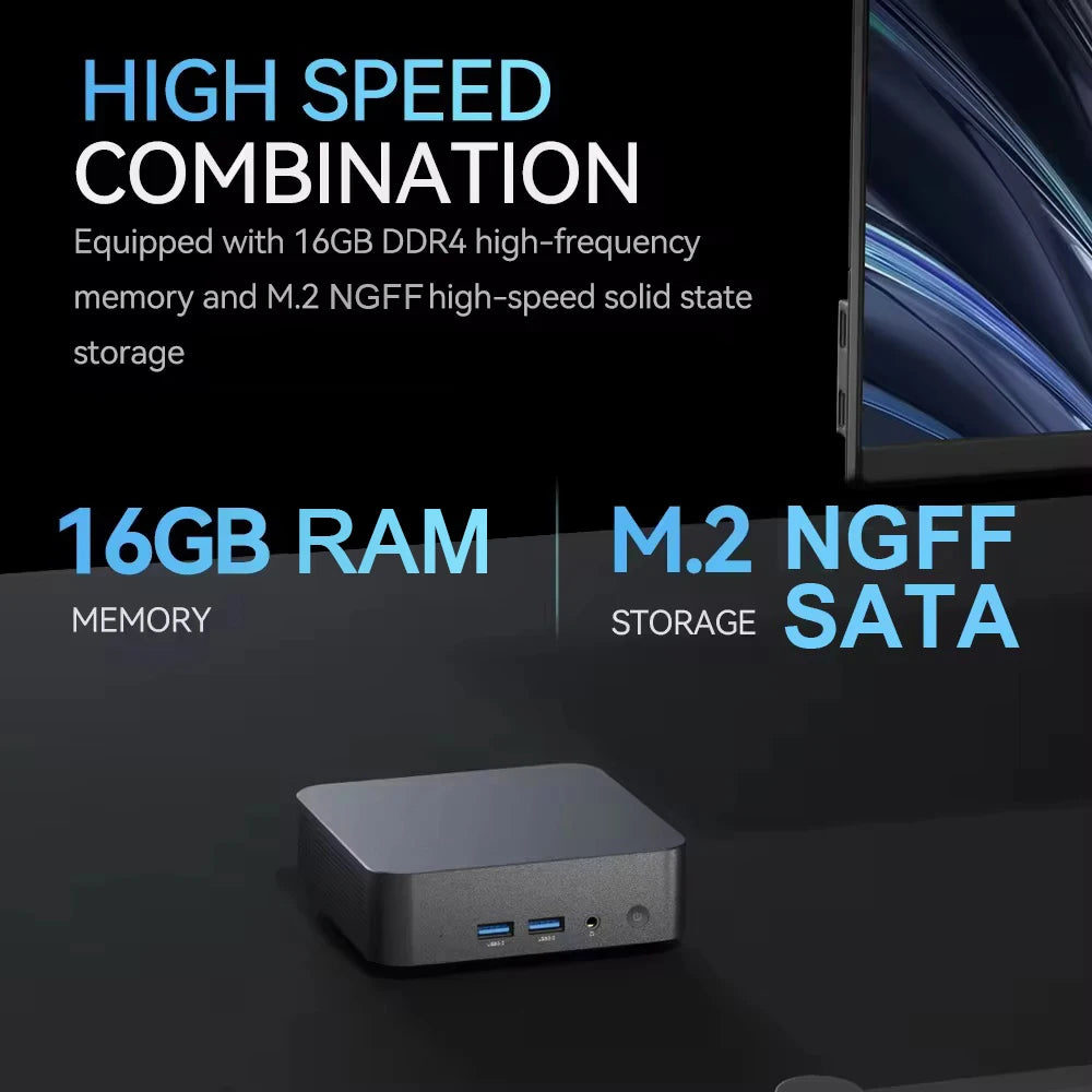 Windows 11 Pro Intel Core Gaming Mini PC Desktop Computer