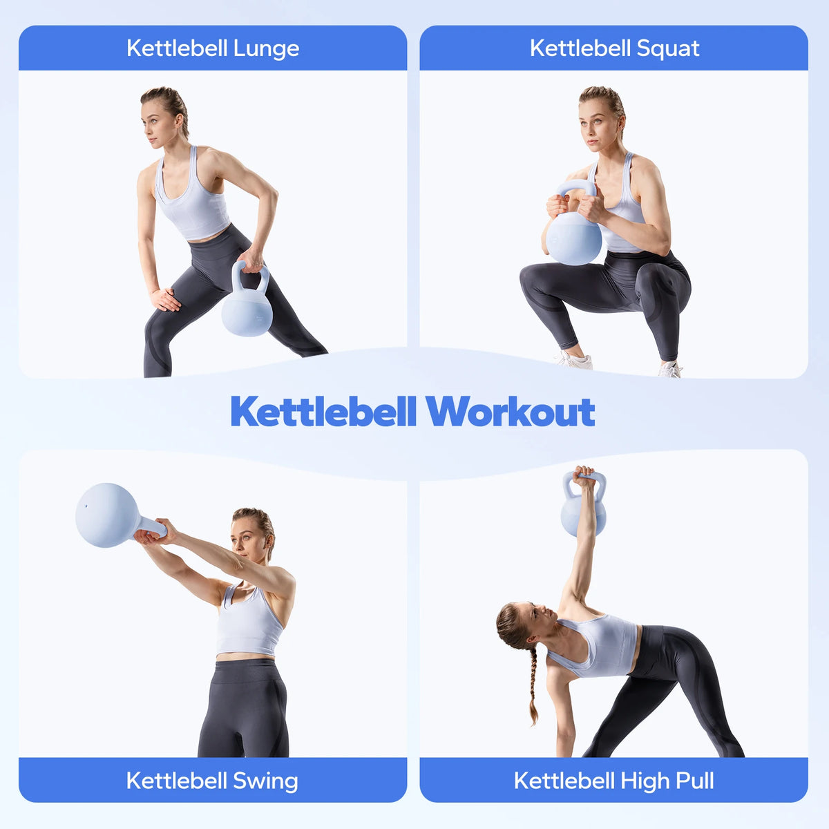 MERACH Soft Kettlebell For Quiet Home Gym Workouts