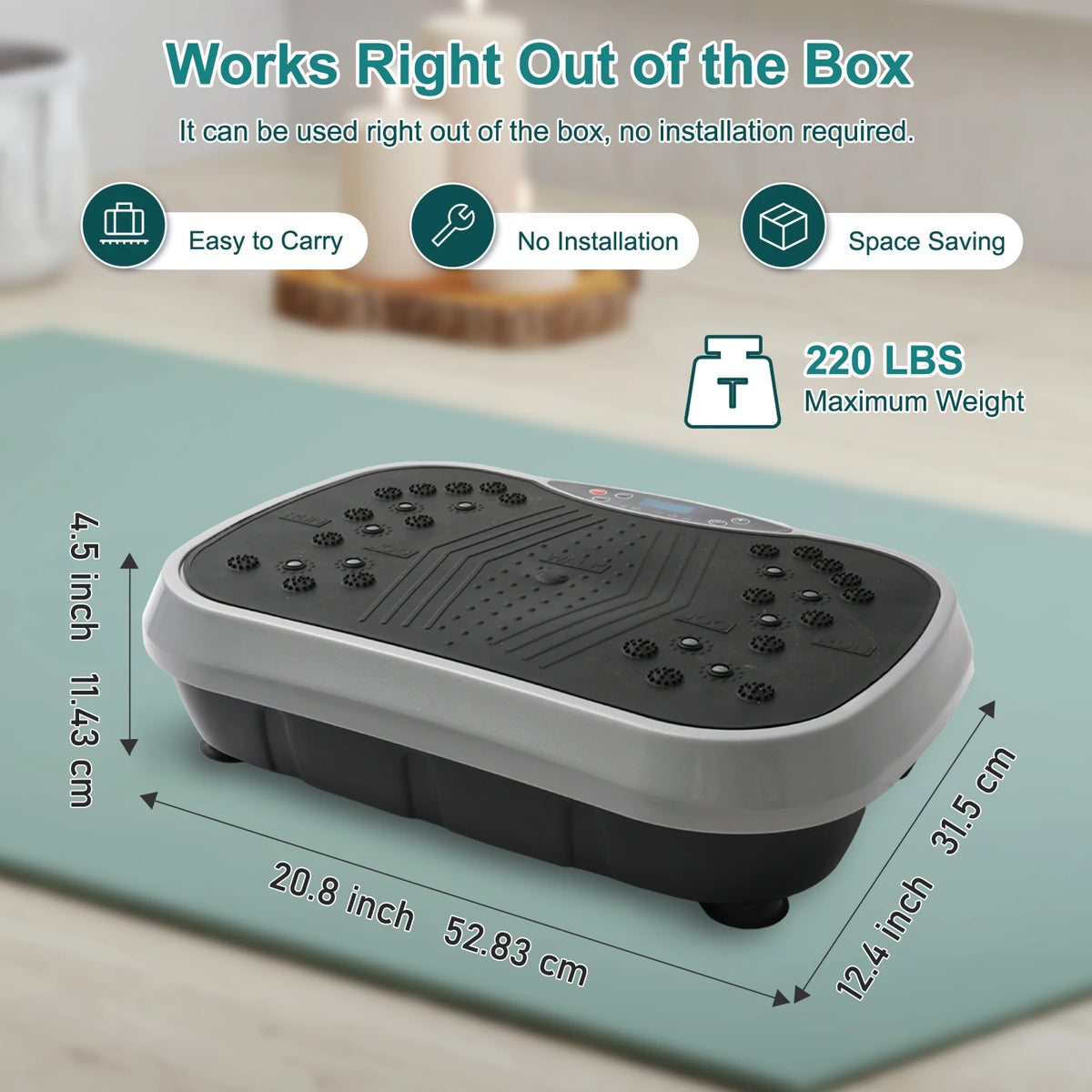 Vibration Plate Exercise Machine For Home Fitness And Weight Loss