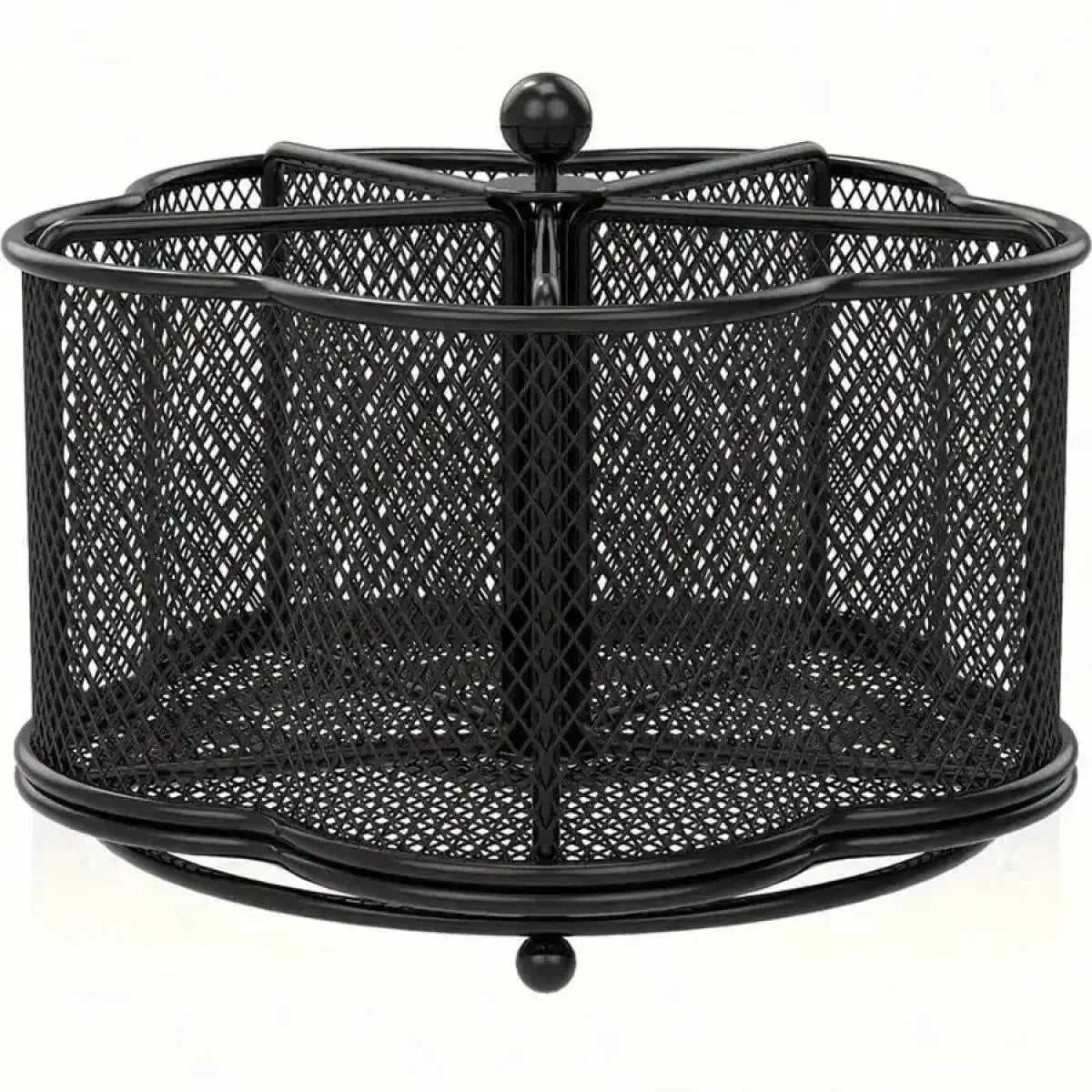 Rotating Stainless Steel Utensil Holder For Kitchen Organization