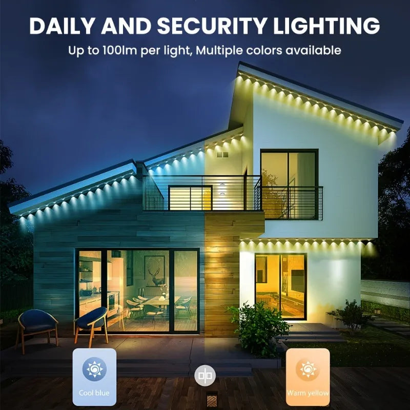 MIMIRGB Smart App Controlled Permanent Outdoor RGB Eaves Lighting
