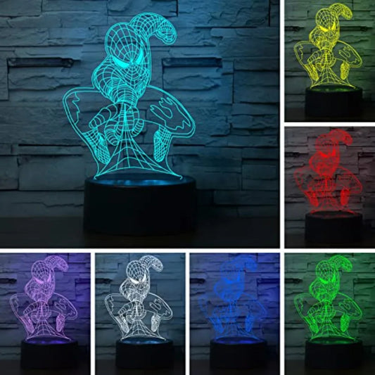 3D Illusion LED Night Light Touch Control USB Table Lamp