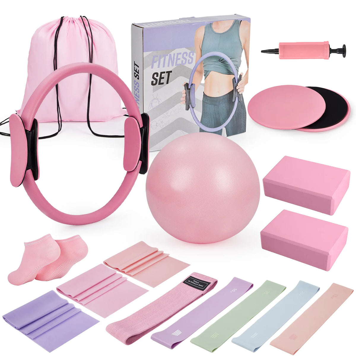 GAOMON Pilates Ring Kit for Full Body Home Workouts