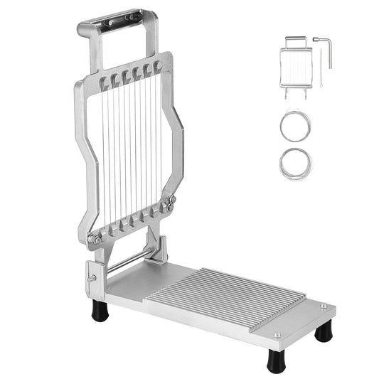 SucceBuy Commercial Cheese Cutter With Stainless Steel Wire Slicer