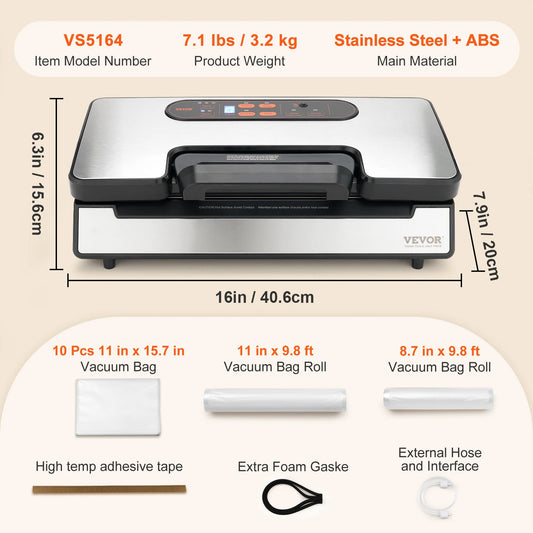 SucceBuy Electric Vacuum Sealer Machine for Food Packaging