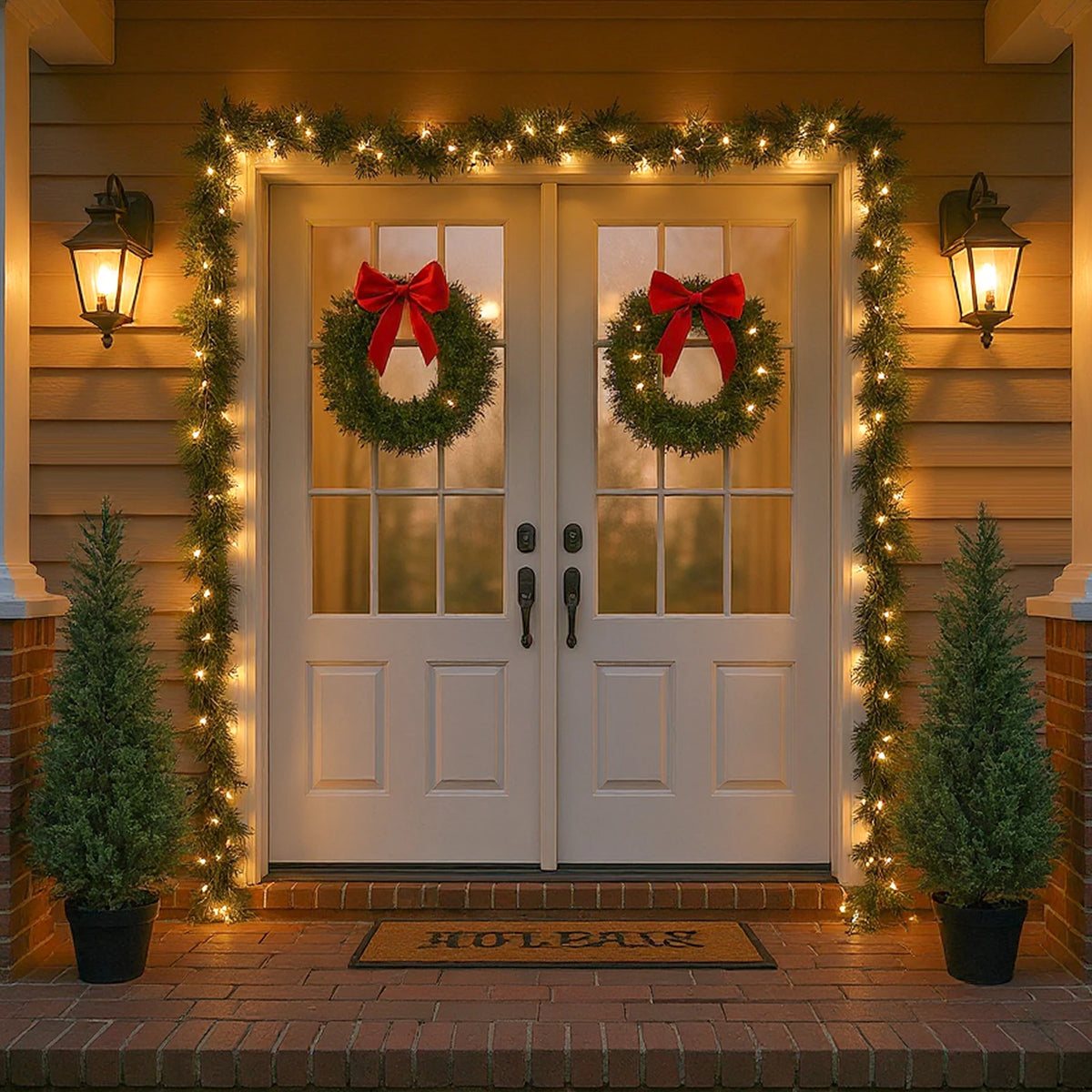 Artificial Cedar Topiary Trees for Indoor and Outdoor Decor