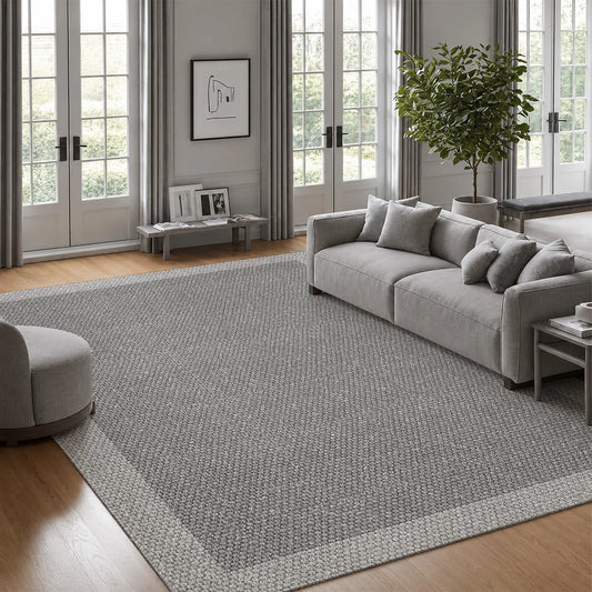 Soft Velvet Low Pile Machine Washable Non Slip Area Rug