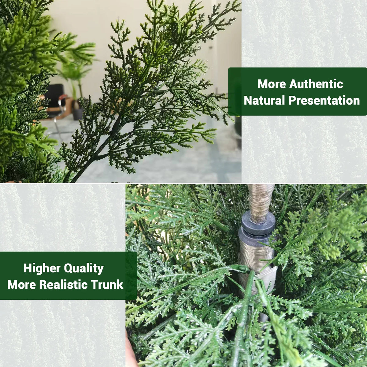 Artificial Cedar Topiary Trees for Indoor and Outdoor Decor