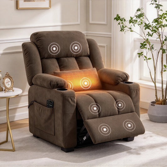 GAOMON Electric Power Recliner Chair With Heat And Massage