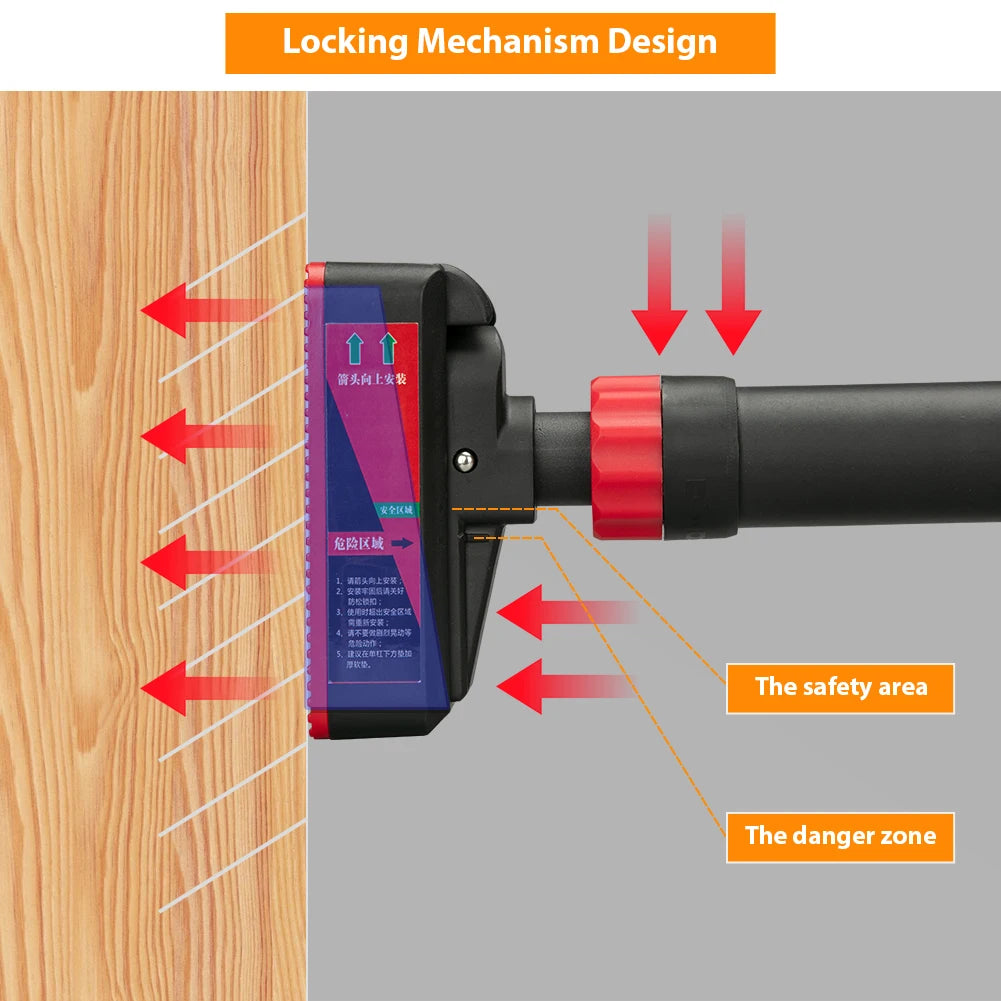 TWISTER CK Adjustable Doorway Pull Up Bar With Level Gauge