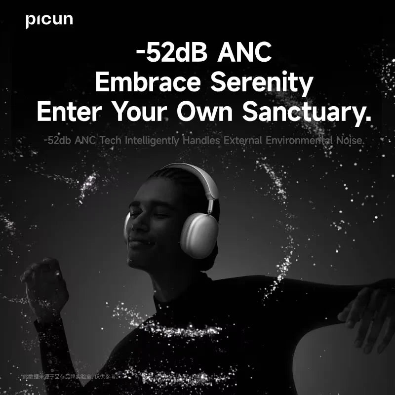 Picun F8 Pro ANC Wireless Headphones With Spatial Audio