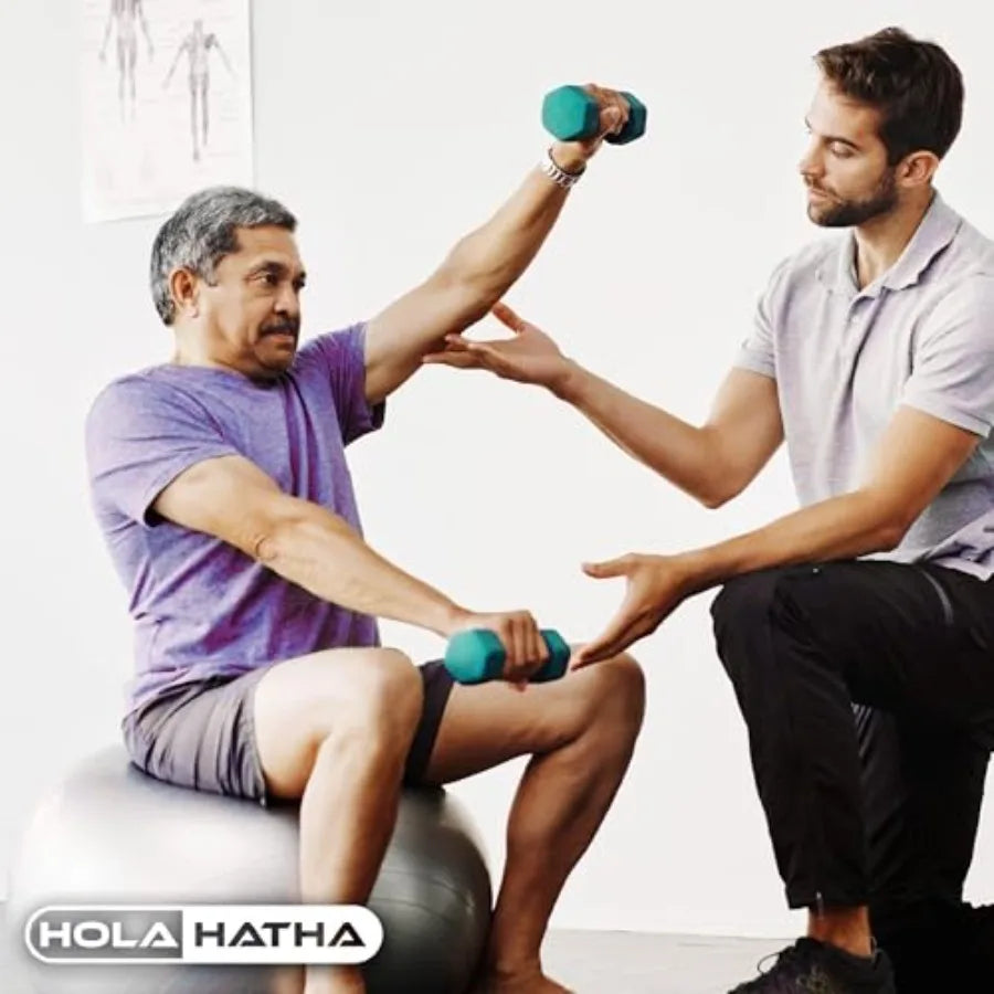 Neoprene Dumbbell Strength Training Set With Storage Rack