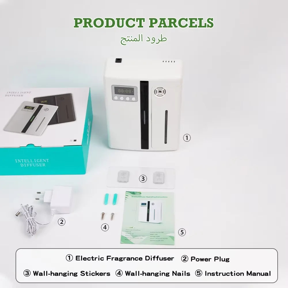 Namste 300m³ Bluetooth Aroma Diffuser Flat Lay Wall Hanging Perfume Fragrance Diffuser Home Flavoring Air Freshener Air Purifier