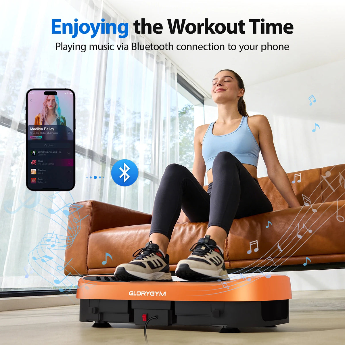 Vibration Plate Exercise Machine For Whole Body Fitness And Balance